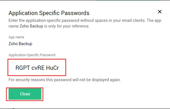 copy this password