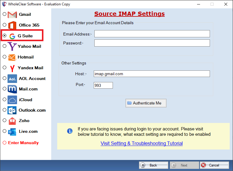 g suite backup open source