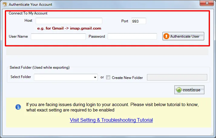 fill account details of any cloud account