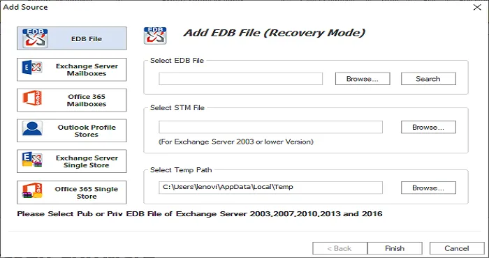 download exchang backup tool