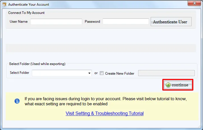authenticate hotmail account