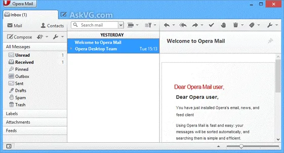 opera mail